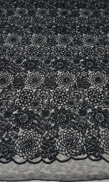 TIL ČIPKA PAILLETTES 44027 145 CM 16197