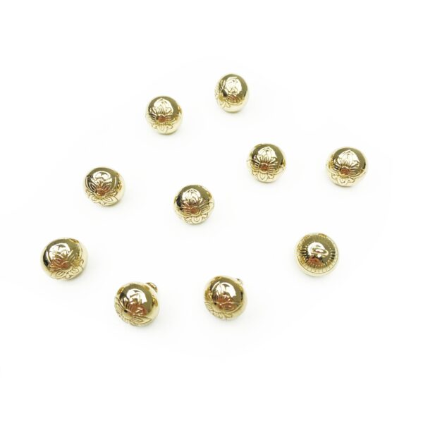 METALNI GUMB FLOWER 10 MM (840671016) 25023