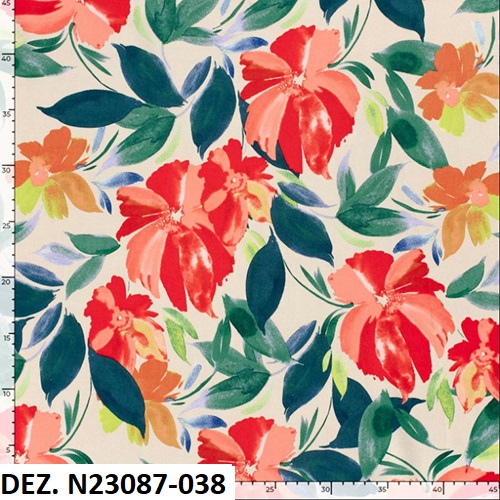 VISKOZNI SATEN DIGITAL PRINT 140 CM 23123 - N23087-038
