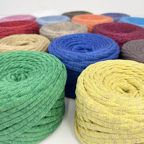 PREMIUM LUREX T-SHIRT YARN CCA 9 MM (300 GR) 26000