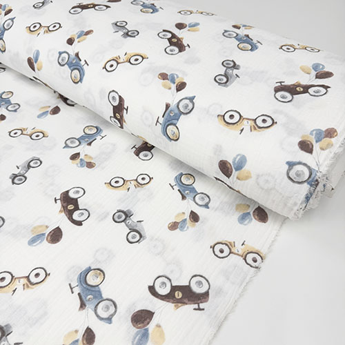 PAMUČNI MUSLIN (TETRA, DOUBLE CREPE) 130-135 CM 18101-1-1