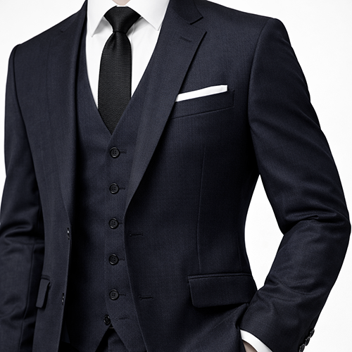 ELASTIČNI VUNENI TROPICAL ZA ODIJELA - DARK BLUE 150 CM 26038-2001