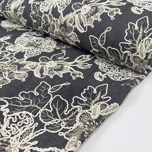 ŠTIKANI PAMUČNI JEANS FLORA (21926) 145 CM 26050-999