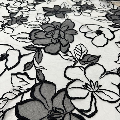 TIL ČIPKA FLORAL ORGANZA (77038) 26071