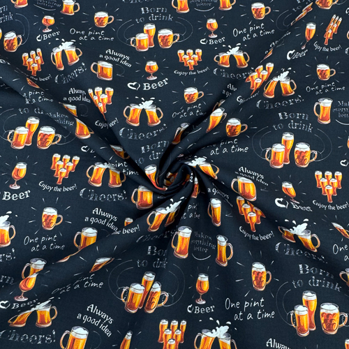 PAMUČNO PLATNO DIGITAL PRINT 140 CM 18203-CERVEZAS
