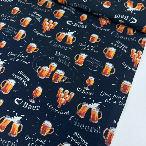PAMUČNO PLATNO DIGITAL PRINT 140 CM 18203-CERVEZAS-XL - Slika 2