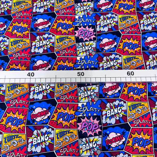 PAMUČNO PLATNO DIGITAL PRINT 140 CM 18203-COMIC - Slika 3