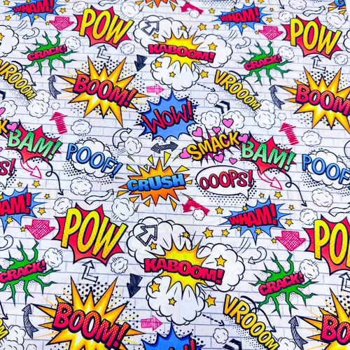 PAMUČNO PLATNO DIGITAL PRINT 140 CM 18203-GRAFFITTI-BLANCO - Slika 2