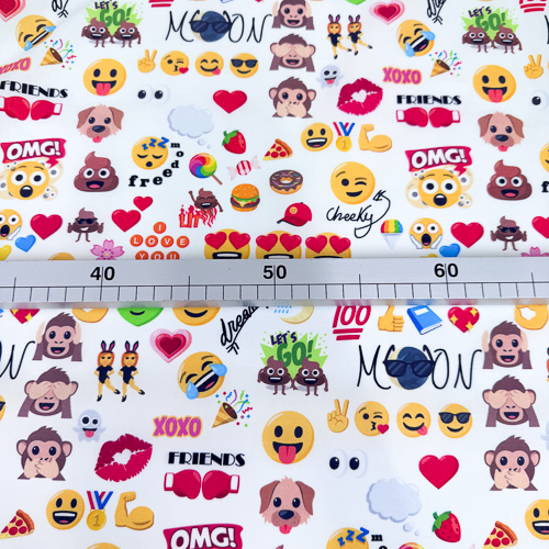 PAMUČNO PLATNO DIGITAL PRINT 140 CM 18203-EMOJI-CPH - Slika 3