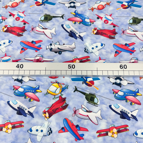 PAMUČNO PLATNO DIGITAL PRINT 140 CM 18203-AVIONES - Slika 3