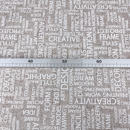DEKOR LONETA PRINT 280 CM 15021-ART-LETRAS-BIANCO - Slika 3