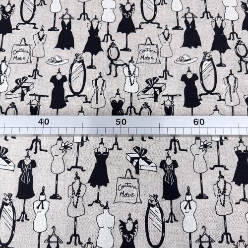 DEKOR LONETA PRINT 280 CM 15021-COSTURA-BEIGE - Slika 3