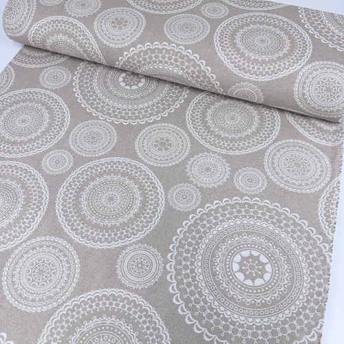 DEKOR LONETA PRINT 280 CM 15021-MANDALA-BEIGE