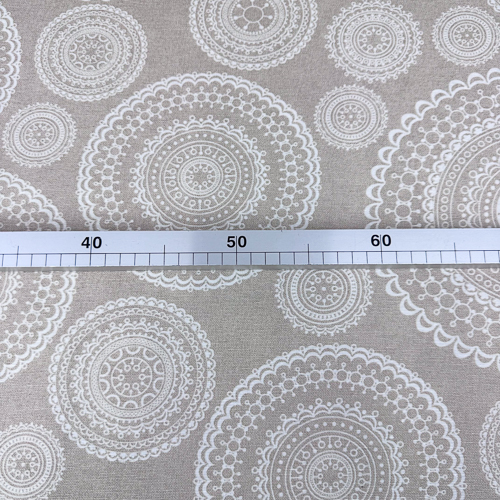 DEKOR LONETA PRINT 280 CM 15021-MANDALA-BEIGE - Slika 3