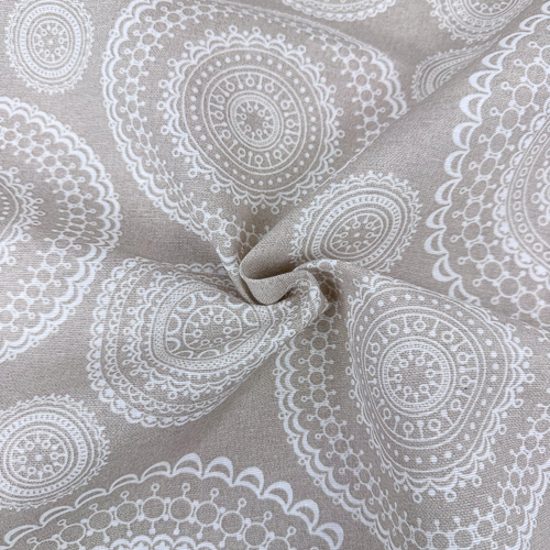 DEKOR LONETA PRINT 280 CM 15021-MANDALA-BEIGE - Slika 2
