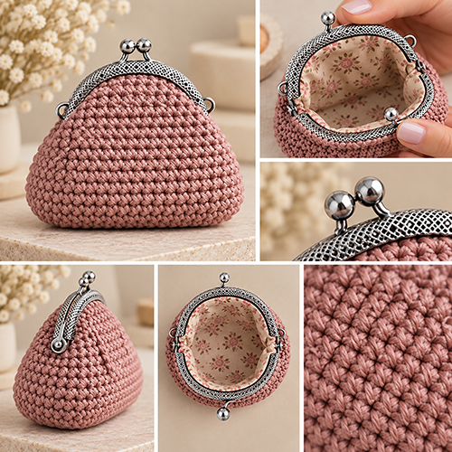 ALUMINIJSKA RUČKA ZA CLUTCH TORBICE I NOVČANIKE (CCA 8,5x5 CM) 33577001