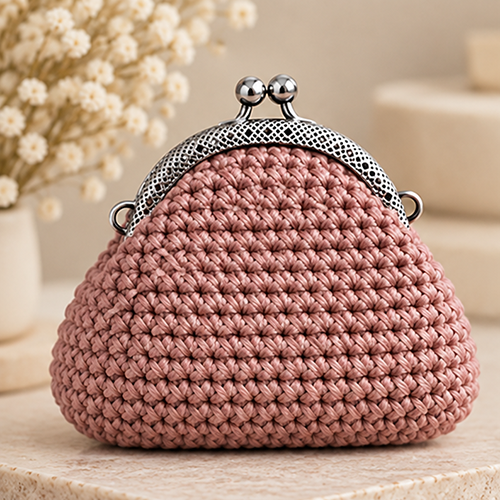 ALUMINIJSKA RUČKA ZA CLUTCH TORBICE I NOVČANIKE (CCA 8,5x5 CM) 33577001