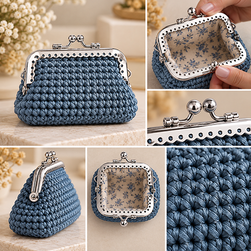 ALUMINIJSKA RUČKA ZA CLUTCH TORBICE I NOVČANIKE (CCA 8x4,2 CM) 33577501