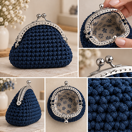 ALUMINIJSKA RUČKA ZA CLUTCH TORBICE I NOVČANIKE (CCA 10,5x5,2 CM) 33577701
