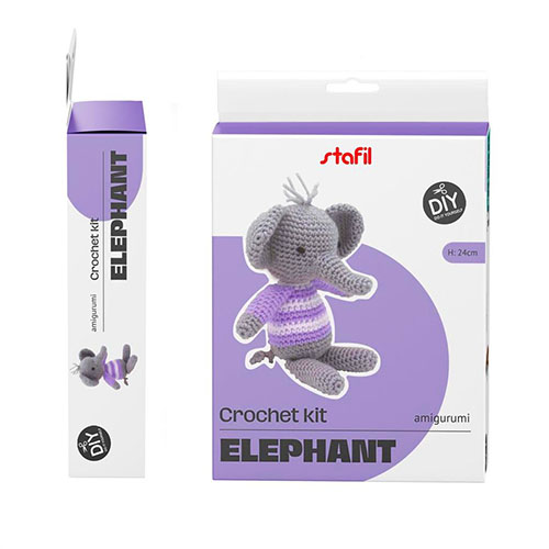 DIY CHROCHET SET - ELEPHANT 72993003