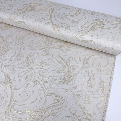 DEKOR LINUX SA METALIZIRANIM NITIMA 140 CM 26103-ORO